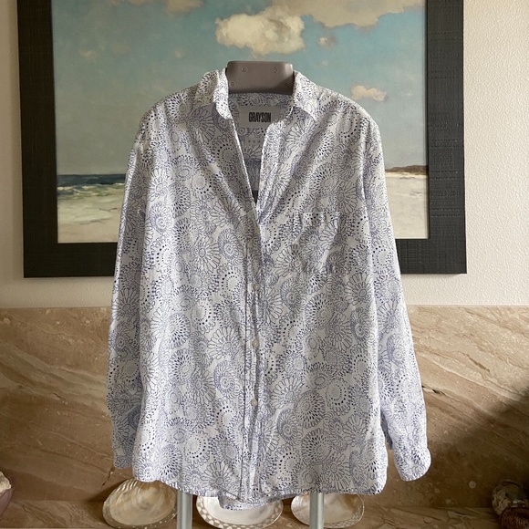 Grayson The Hero Buttondown Shirt/Anthropologie, Sz. M - Picture 1 of 10